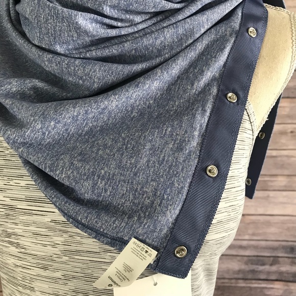 NWT HEBE LULULEMON VINYASA SCARF SCARVE BLUE OS - Picture 3 of 8